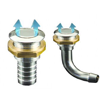 PG RECESSED STRAIGHT BREATHER. Ø MM.16