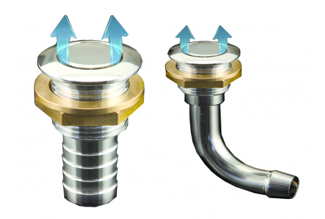 PG RECESSED STRAIGHT BREATHER. Ø MM.16