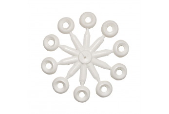 WHITE NYLON SCREWS Ø 4.5 MM