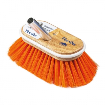 MEDIUM Orange Bristle Brush
