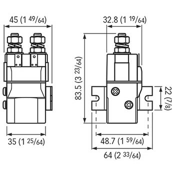 12V 2-TERMINAL REMOTE SWITCH