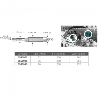 Turnbuckle for canopies AISI 316