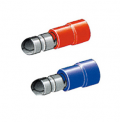 Male cylindrical insulated terminals