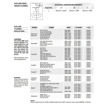 HYCO-OBF / 1 steering wheel up to 150HP Ultraflex