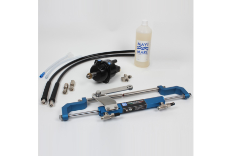 Hydraulic steering GF90BT MaviMare Outboard up to 80HP Complete