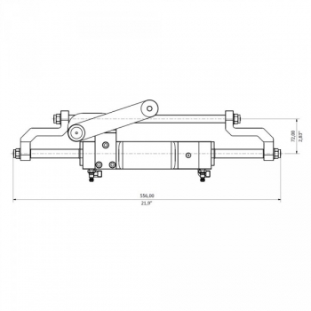 Mavimare GF300HD Hydraulic Steering for Outboard Motors up to 300HP