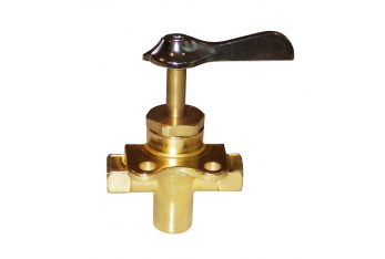 3-WAY BRASS VALVE 1/4