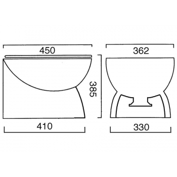 Electric toilet Ocean Deluxe