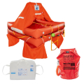 Liferaft syntesy 9650 italia with grab bag