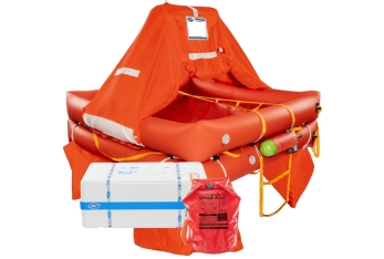 Life Raft Over 12 Miles 6 Person Eurovinil ISO 9650 ABS + Grab Bag