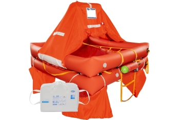 Life Raft Over 12 Miles 6 Person Eurovinil ISO 9650 Suitcase