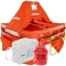 Life Raft Over 12 Miles 6 Person Eurovinil ISO 9650 Suitcase + Grab Bag